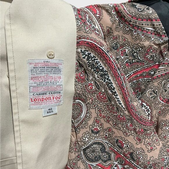 London Fog Trench Coat Vintage 70s - Picture 7 of 10